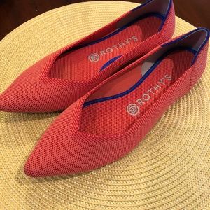 Rothy's Persimmon Points, Size 8.5